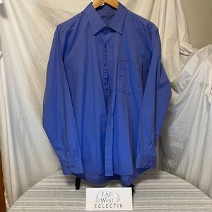 Men’s Dress shirt button down with pocket // large